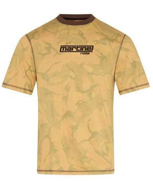Martine Rose Classic T-Shirt - Gelb