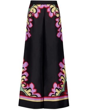 La DoubleJ Wide Trousers - Black