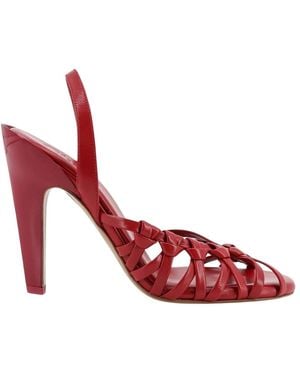 Chloé High Heel Sandals - Red