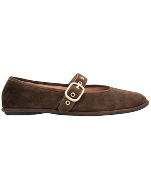 ESTRO Ballerina Shoes - Brown
