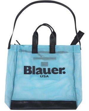 Blauer Tote Bags - Azul