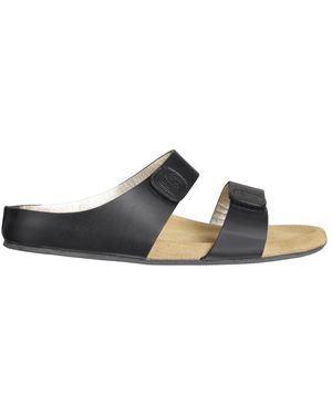Ines De La Fressange Paris Mule mit klettverschluss,stilvolle braune maultiere mit verstellbaren riemen,delia ledermules rot - Schwarz