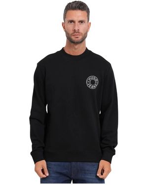 HUGO Circular Logo Sweatshirt - Zwart