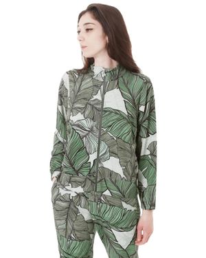 Deha Groene Blad Sweater Lichtgewicht Viscose