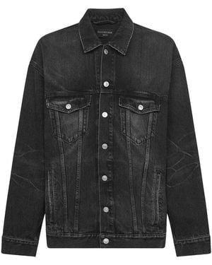 Balenciaga Denim Jackets - Black
