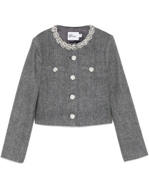 Self-Portrait Rs26-038Ja Jacket - Grau