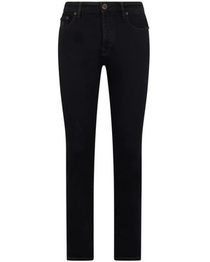 Moorer Pavel Slim Fit Broeken - Zwart