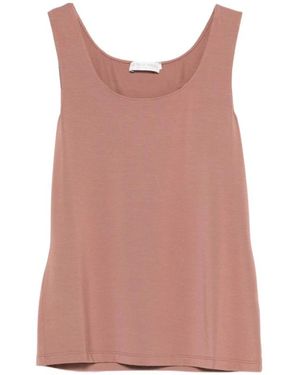 Le Tricot Perugia Sleeveless Tops - Rose