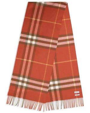 Burberry Luxuriöser Kaschmirschal - Rot