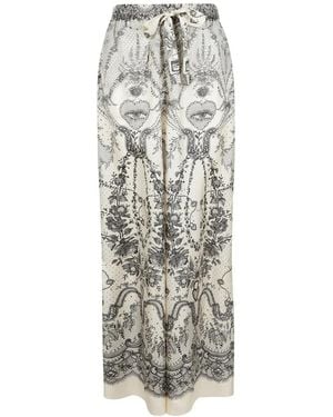 Zimmermann Wide Trousers - Gris