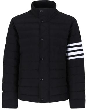Thom Browne Gesteppte Daunenjacke - Schwarz
