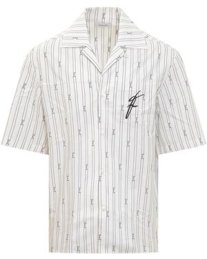 Ferragamo Short Sleeve Shirts - White