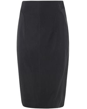 Mugler Rokken ,Zwart ,Wol Ju 0542 Rok