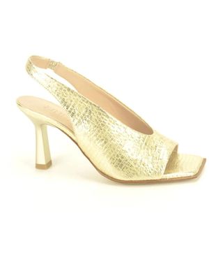 Zinda High Heel Sandals - Metallic