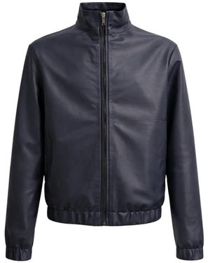 Franzese Collection Jassen ,Blauw ,Leer David Beckham Jacket