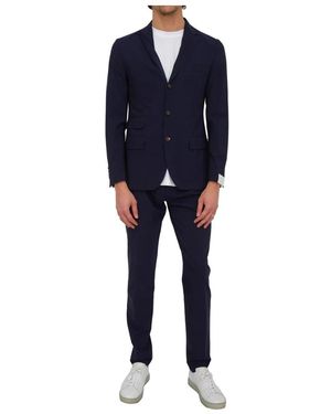 Eleventy Single breasted suits - Blau