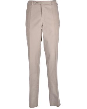 Canali Rechte Broek - Grijs