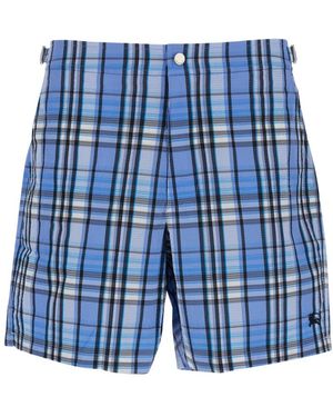 Burberry Badmode ,Blauw ,Selkirk Sr Swimwear