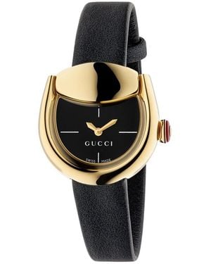 Gucci Lederarmbanduhr - Mettallic