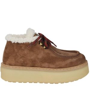 Prada Schoenen ,Bruin ,Allacciate