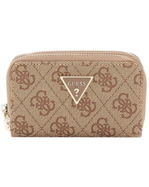 Guess Accessoires ,Bruin ,Zamira Portemonnee - Naturel