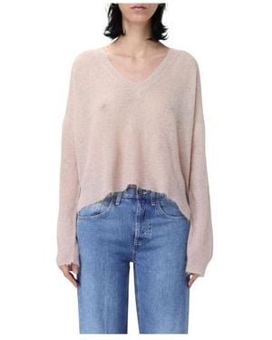 Dondup V-Neck Knitwear - Bleu
