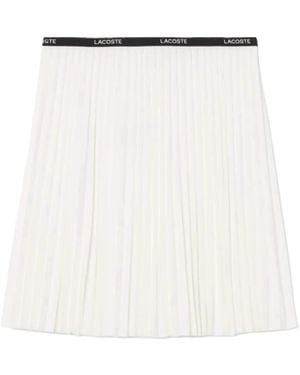 Lacoste Short Skirts - Bianco