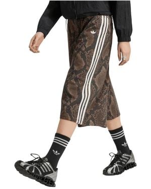 adidas Snake Print Denim Bermuda Shorts - Zwart