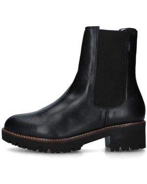 Callaghan Schoenen ,Zwart ,Leer Enkellaarsjes