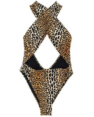 Reina Olga Italian Stallion One-Piece Badpak - Metallic