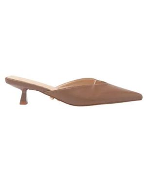 Twentyfourhaitch Malagueta Clog - Braun