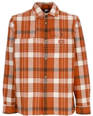 Dickies Nimmons Long Sleeve Shirt L/Shirt - Brown
