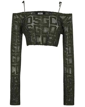 Gcds Long Sleeve Tops - Verde