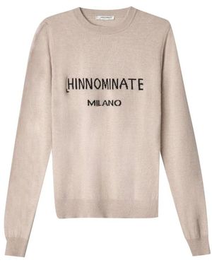 hinnominate Round-Neck Knitwear - Blanco