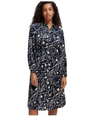 Scotch & Soda Midi Dresses - Black