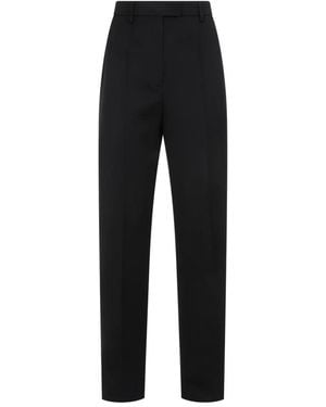 Prada Luxurious Wool Trousers - Black