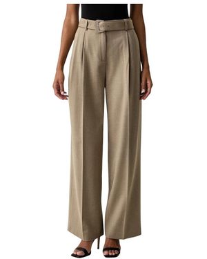 Twinset Broeken ,Wol Palazzo Broek - Naturel
