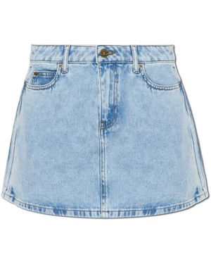 adidas Originals Mid Rise Denim Skirt - Blau