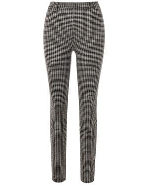Patrizia Pepe Slim-Fit Trousers - Grey
