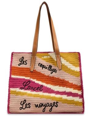 Lancel Shopping Bags - Red
