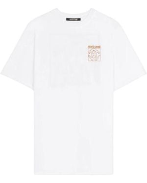 Roberto Cavalli T-Shirts - Bianco