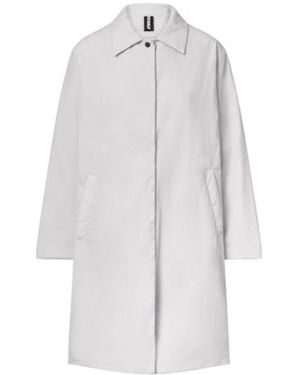 Ecoalf Single-Breasted Coats - White