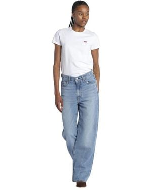 Levi's Ribcage Wide Leg H223 - Blau