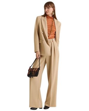 Maliparmi Wide Trousers - Metallic