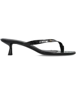 Anine Bing Heeled Mules - Black