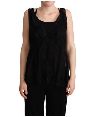 Dolce & Gabbana Sleeveless Tops - Black