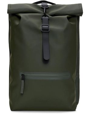 Rains Zaino rolltop impermeabile - verde
