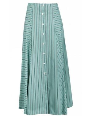 SOLOTRE Maxi Skirts - Blue