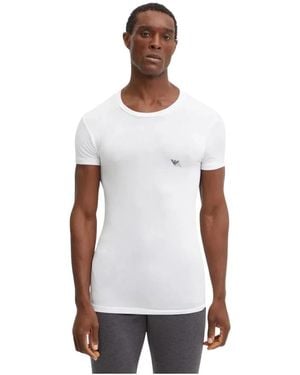 Emporio Armani Asv Slim-Fit Lounge T-Shirt - Wit