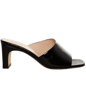 Evaluna Heeled Mules - Noir